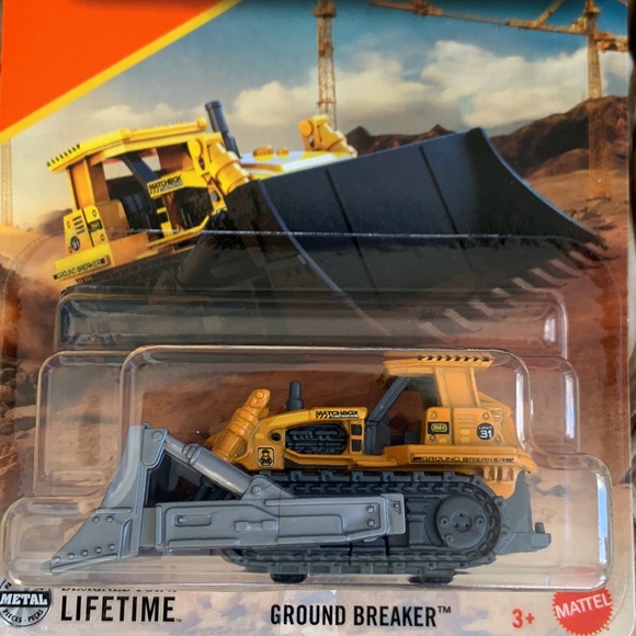 Ground Breaker Matchbox MBX Construction Vehicle 2025 Model MB948 GroundBreaker - Picture 2 of 8